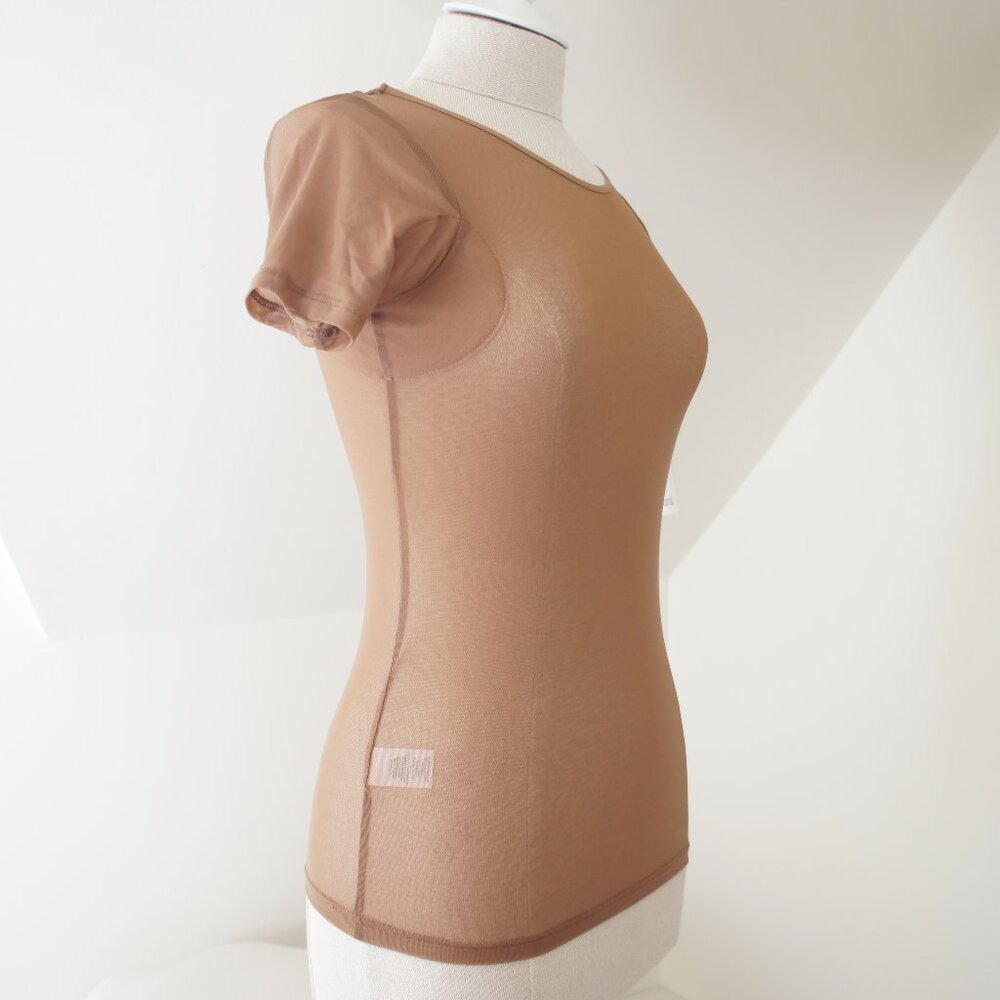 Numi The Signature Mesh Undershirt Color Cinnamon Size Extra Small - Picture 2 of 12